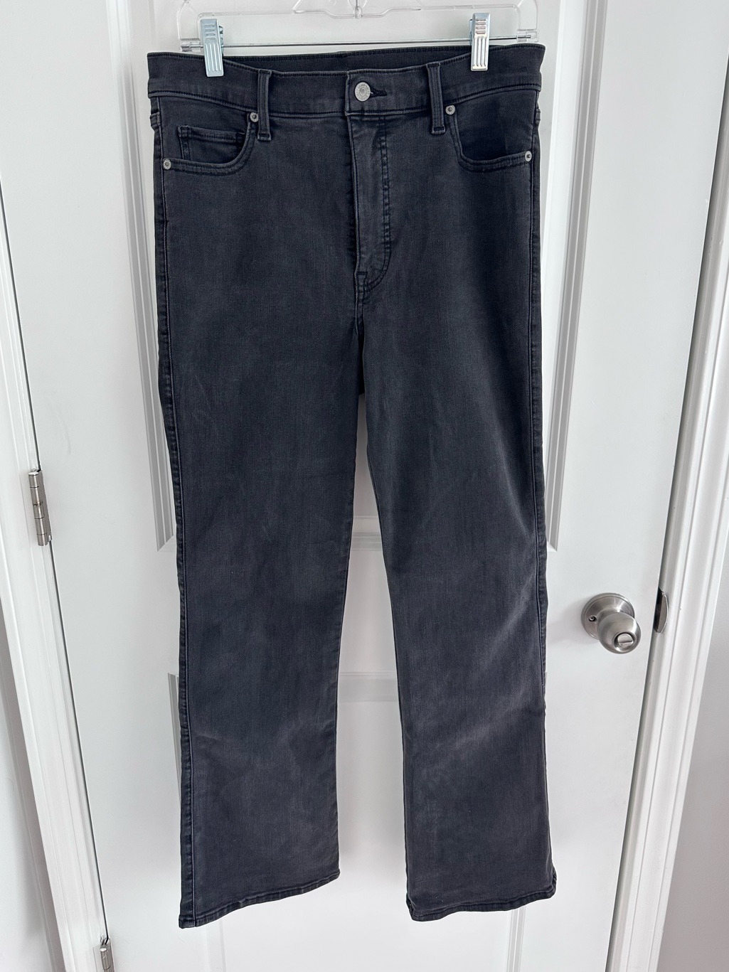 Lucky Brand Uni High Rise Bootcut Jeans Black Soft Stretch Denim W30